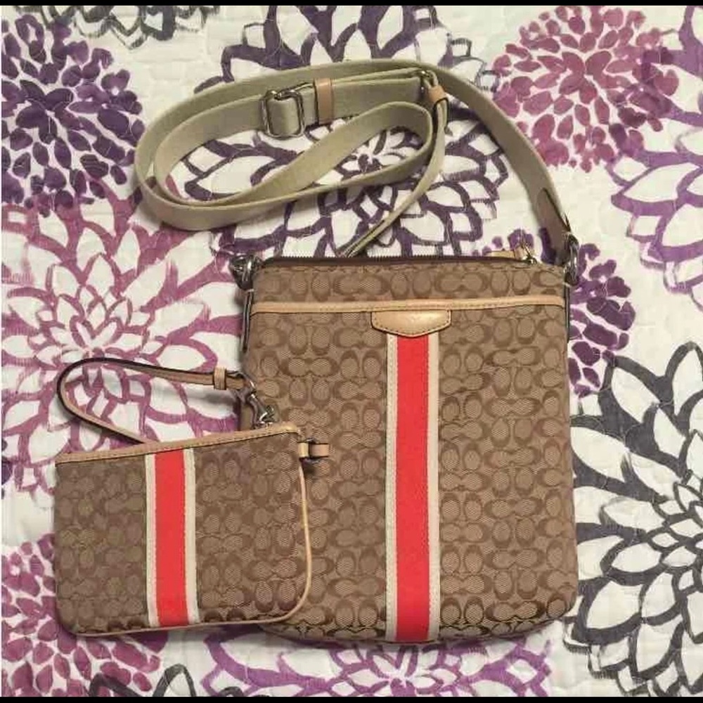 Coach Purse and Wristlet